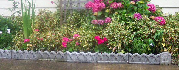 PACK OF FOUR Gothic Arch Garden Edging Molds - History Stones